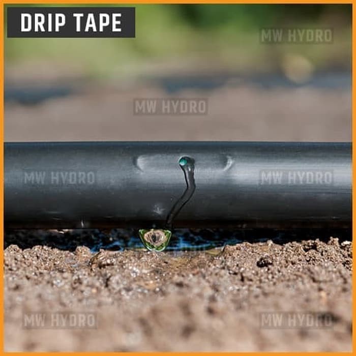 Selang Drip Tape 16 mm, Spacing 20 cm, Flow 2 Lph - Drip Irrigation