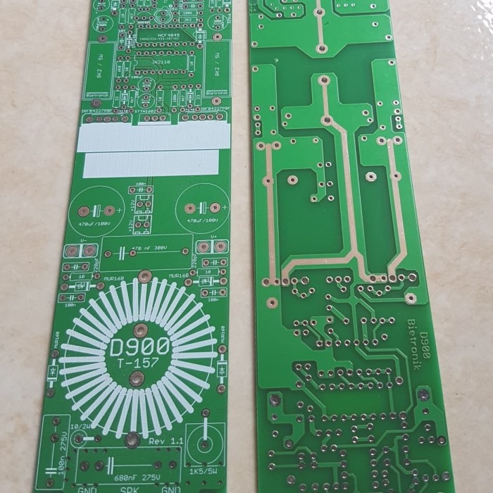 PCB Amplifier Class D D900 Heatsink Diatas
