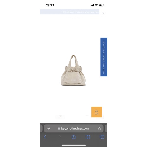 Ready - Beyond The Vines Micro Bag Cream