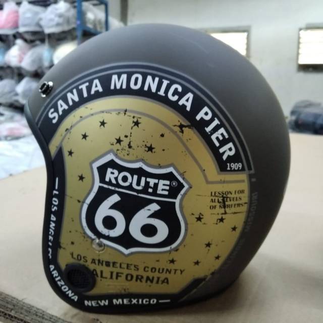 Helm Bogo Route 66 + Kaca