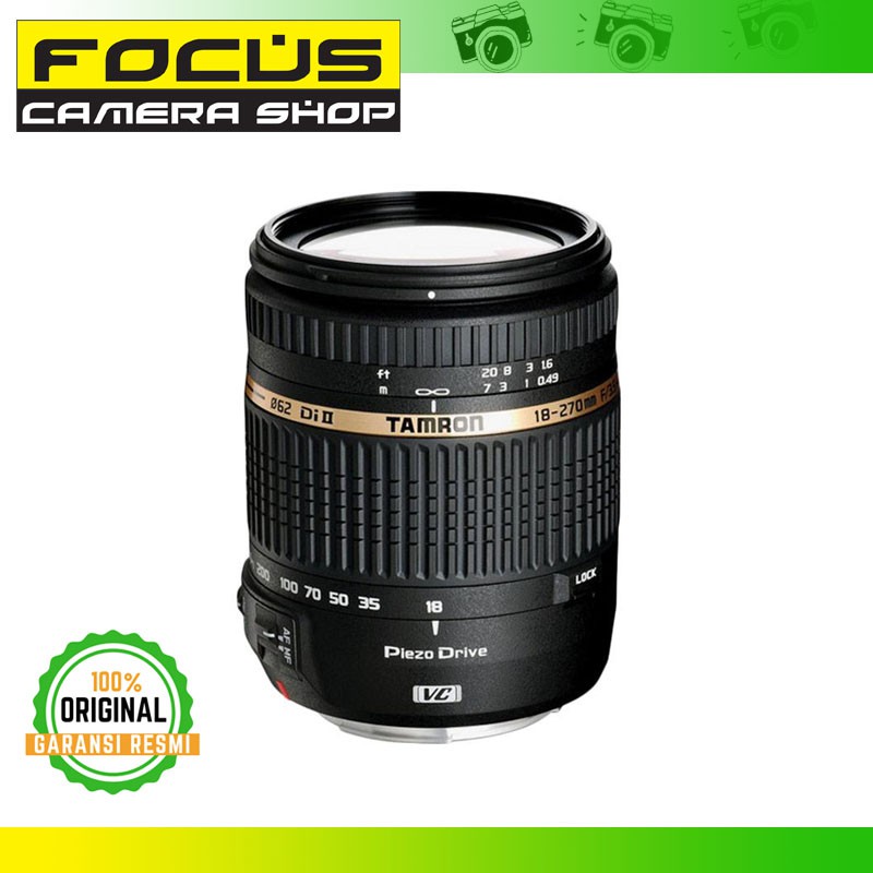 Tamron 18-270mm f/3.5-6.3 Di II VC PZD For Nikon ( Warranty Resmi PT Halodata )