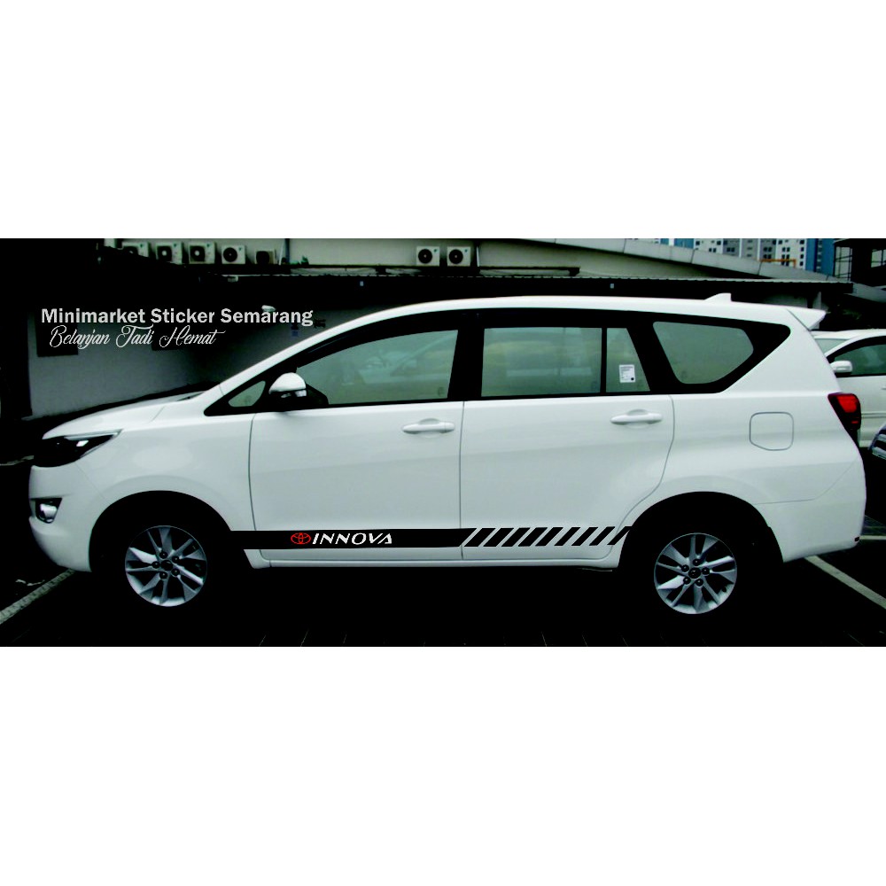 Sticker Stiker Stripe List Mobil Innova Cutting Sticker Toyota