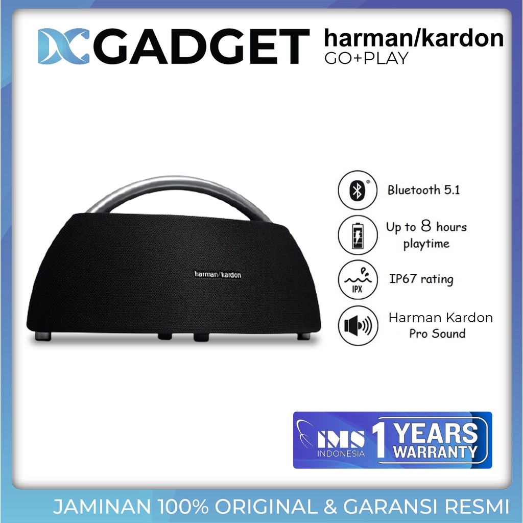 HARMAN KARDON GO + PLAY MINI ORIGINAL GARANSI RESMI IMS 1 Tahun