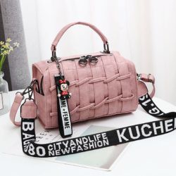 GI 19022 RISCE TAS SELEMPANG GANTUNGAN MINNIE TALI MOTIF Homme + Femme WANITA CEWEK PEREMPUAN JT