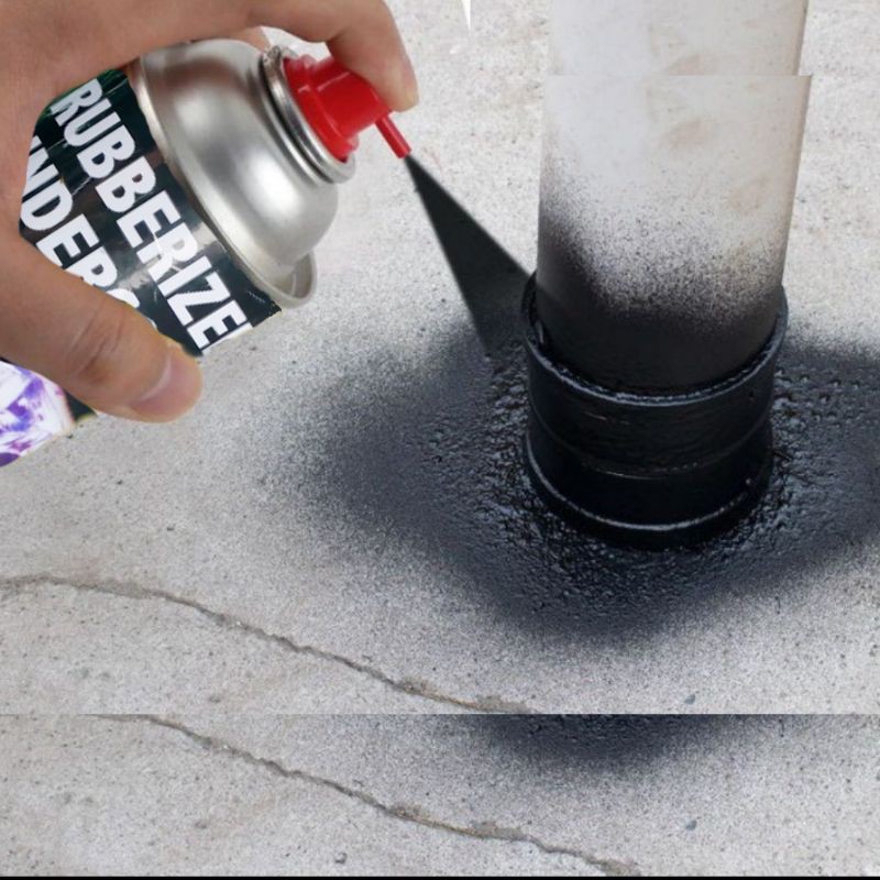 Rubberized 500 mili undercoat pelindung kolong mobil anti karat peredam cat kolong mobil