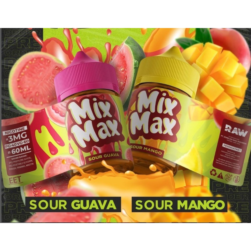 MIX MAX MIXMAX SOUR SERIES 60ML BY RAW BREWERY