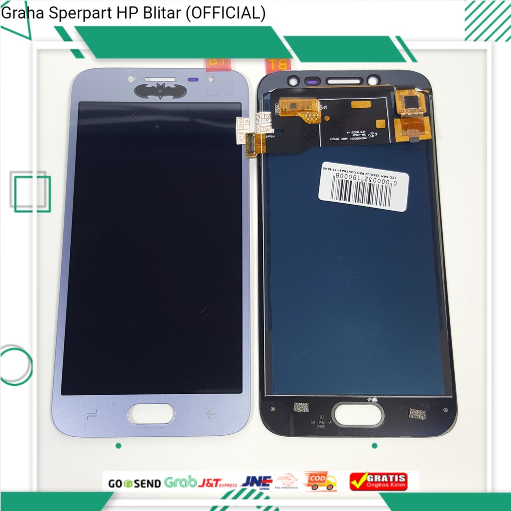 LCD TOUCHSCREEN SAMSUNG J250 J250F / LCD TS SAMSUNG J2 PRO 2018 FULLSET CONTRAS