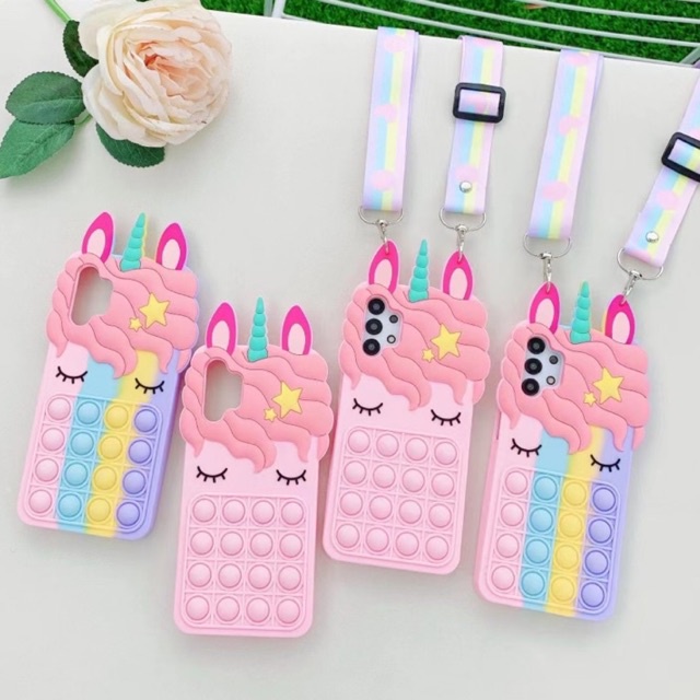 UNICORN POP IT UP CASE IPHONE 13 13 Pro 6 7 8 PLUS 11 11pro 11promax 12mini 12pro 12promax PRO MAX Samsung A50 A70 A21s A22 M22 A32 M32