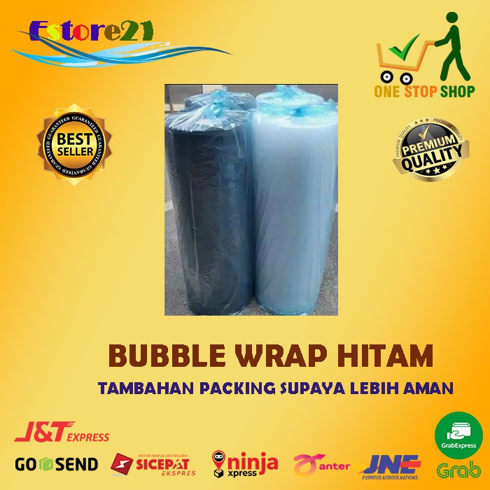 

Bubble Wrap Tebal Buble wrap hitam Bening packing paking peking rol lebar 125 cm x50 meter murah