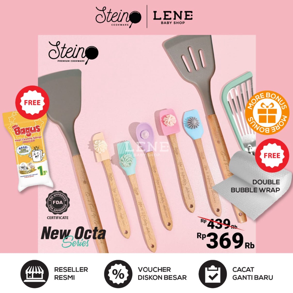 Steincookware NEW OCTA 8 in 1 Paket Sutil Stein