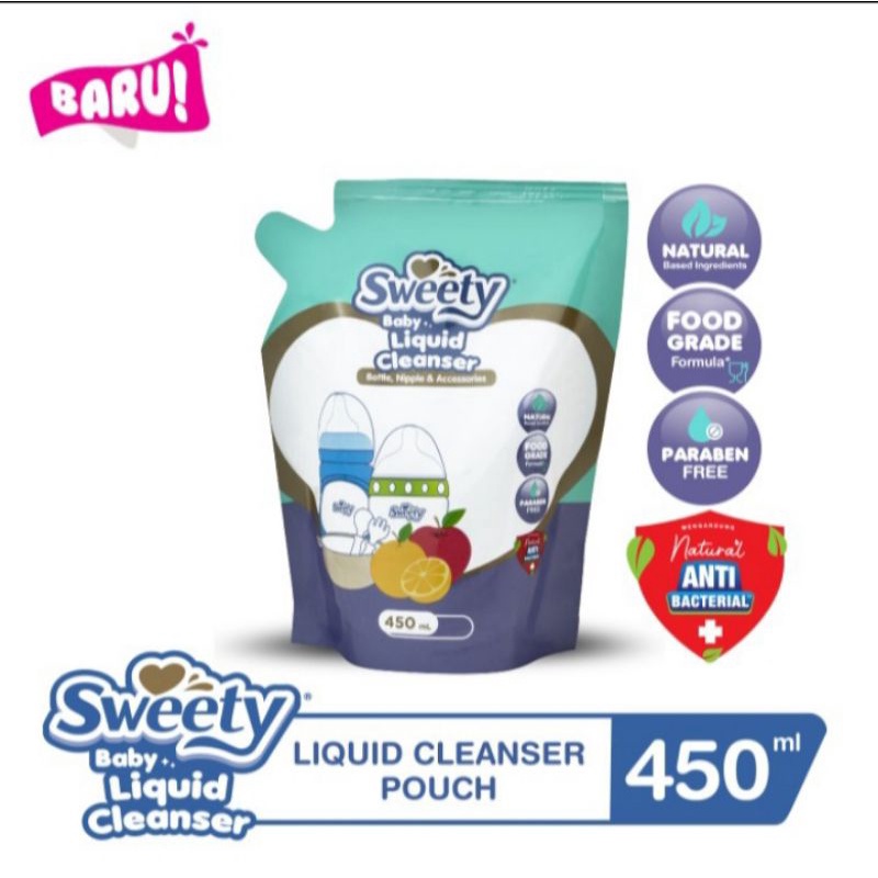 Sabun Botol Peralatan Makan Bayi Sweety Liquid Cleanser 450 ml 450ml