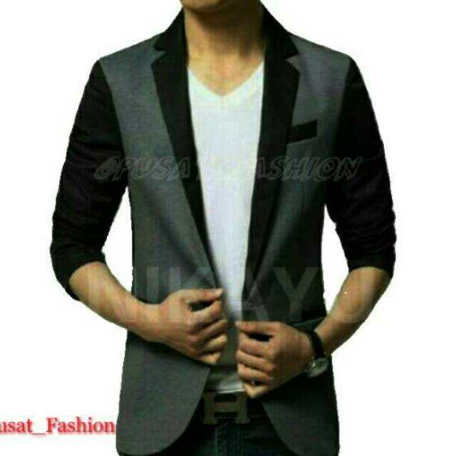 JAS SMITH GRAY, BLAZER PRIA SEMI FORMAL KEREN