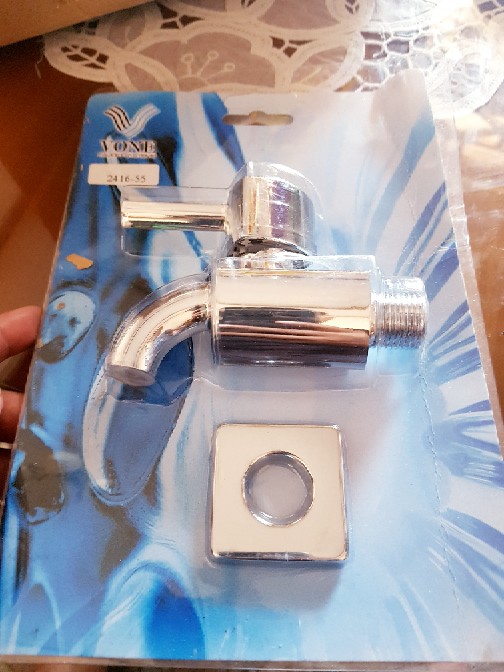 Vone 2416-55 Keran Kran Taman Air Single Wall Tembok Taman Chrome