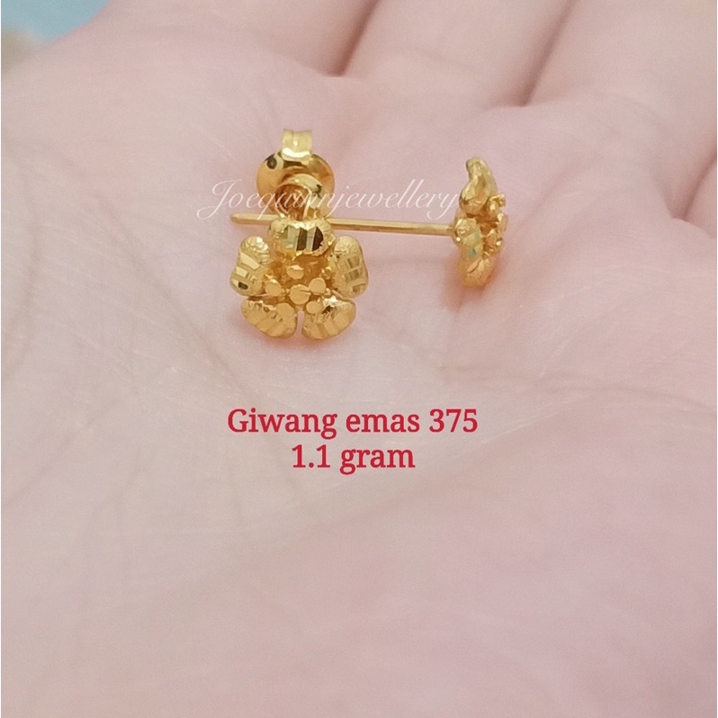 giwang emas 375