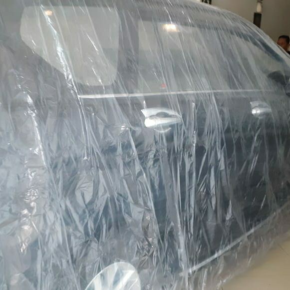 Body Cover Mobil Transparan 2 Row Small Sarung Mobil Datsun Go