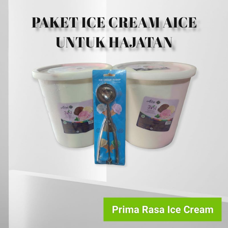 PAKET HAJATAN ICE CREAM DIAMOND DAN AICE 8 LITER