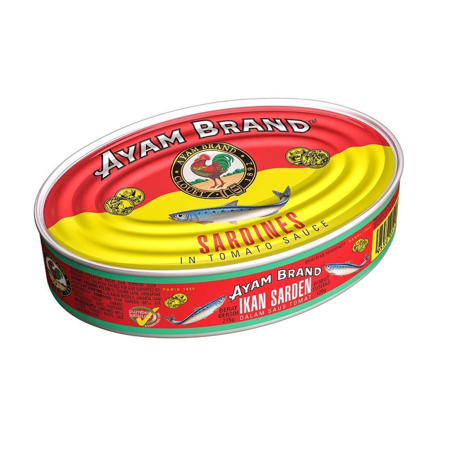 

IdA5m0L--Sarden Saus Tomat Oval 215g Ayam Brand