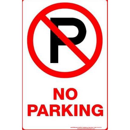 Jual Stiker Dilarang Parkir No Parking Sticker Safety Sign Warning Sign Shopee Indonesia