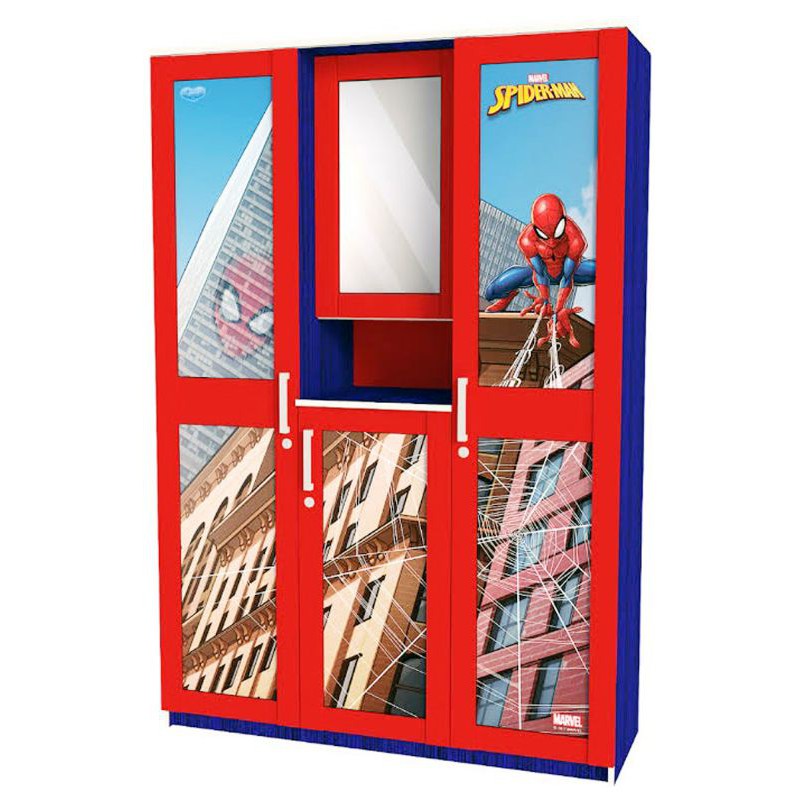 Lemari Pakaian 3 Pintu Spiderman Apanel WDM 12335 SPD
