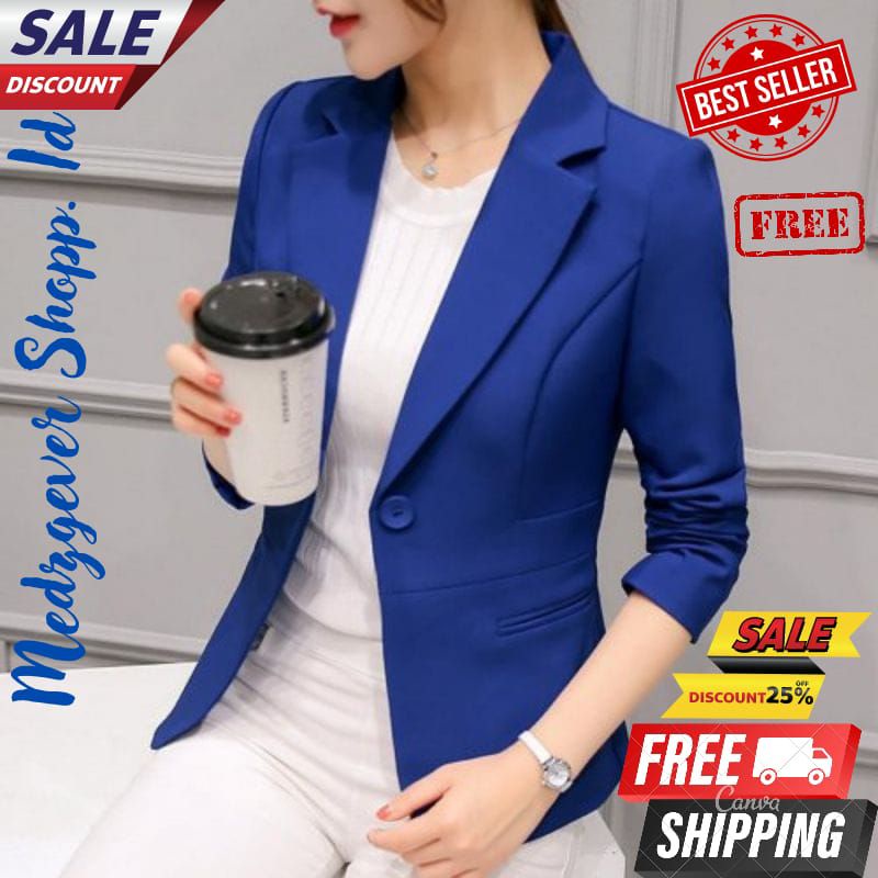 Jas formal Wanita/Jas Kantor/Jas Kerja/Jas Wisuda style korea
