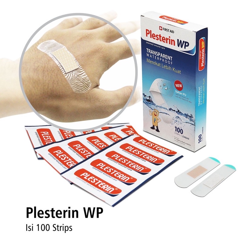 Plester Luka Transparant Waterproof / Plesterin WP Waterproof