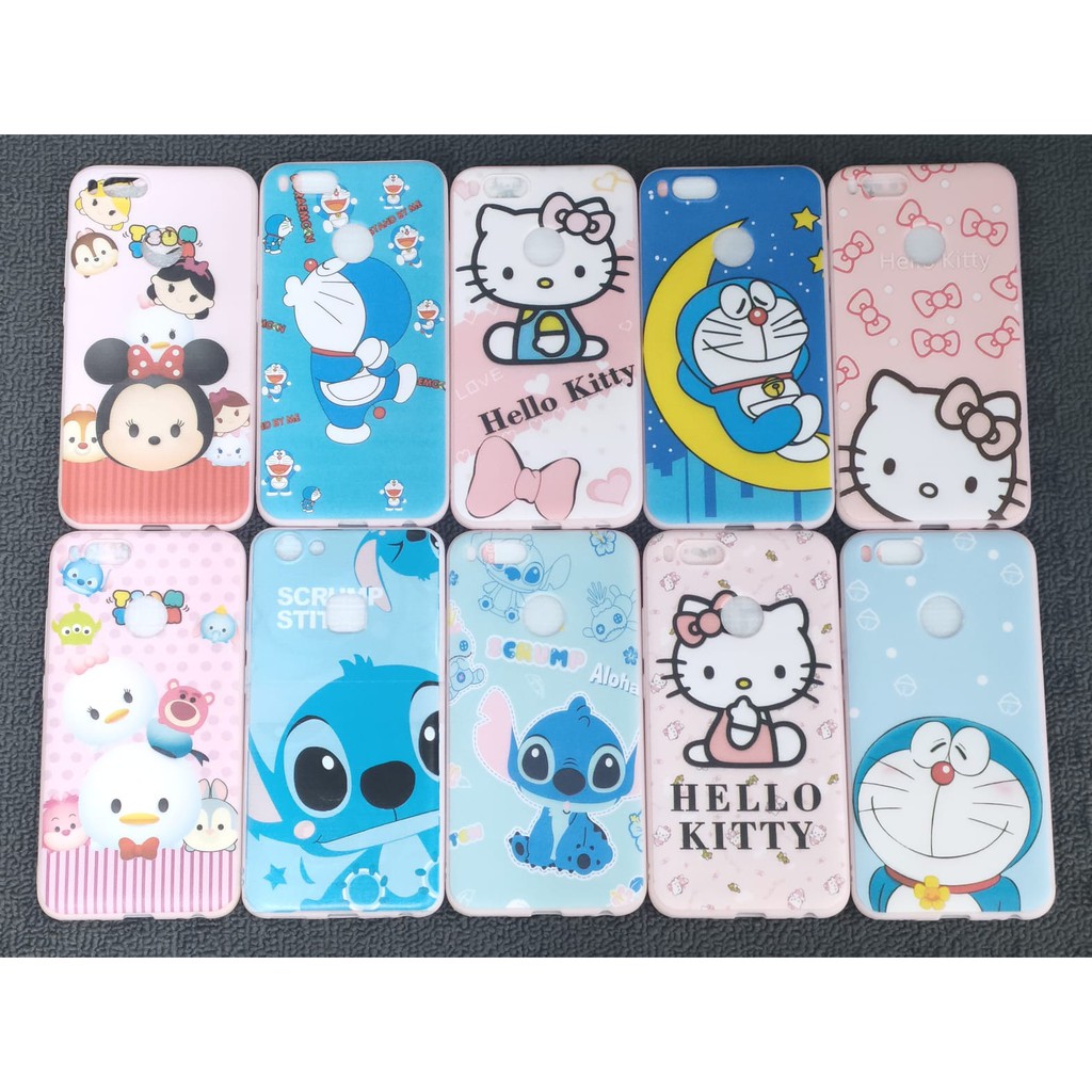 SOFTCASE SOFT CASE SILIKON CASING MOTIF KARAKTER CARTOON LUCU OPPO A39 / A57 / A71 / F3 / F5