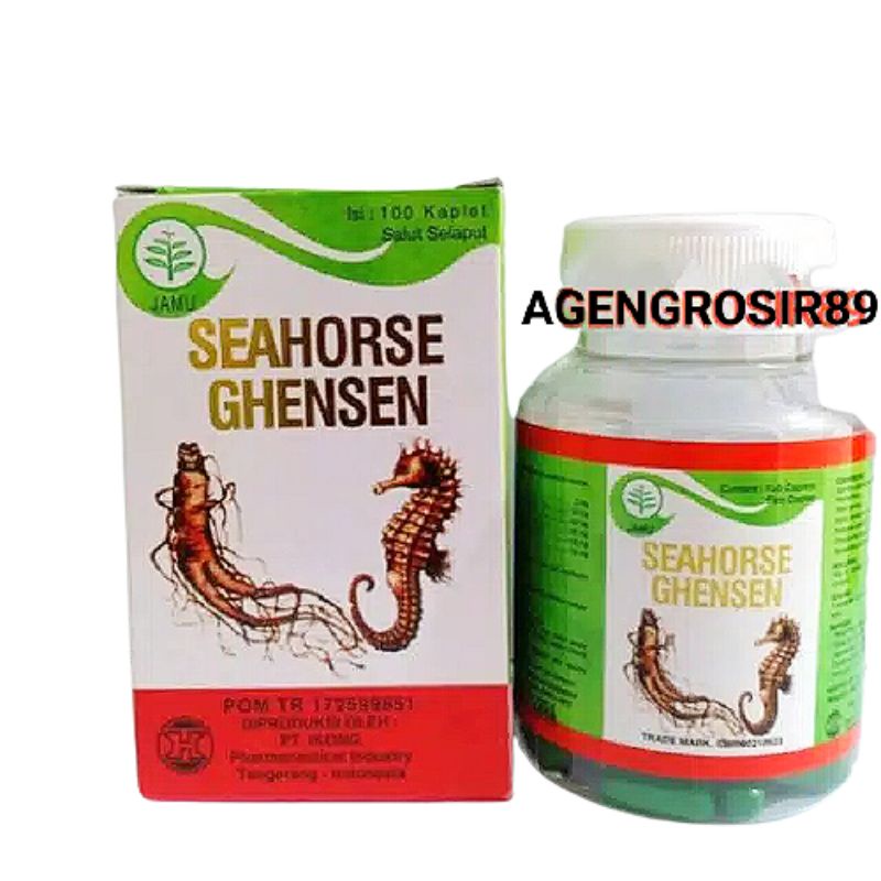 SEAHORSE GHENSEN / kuda laut dan ginseng sehat ginjal