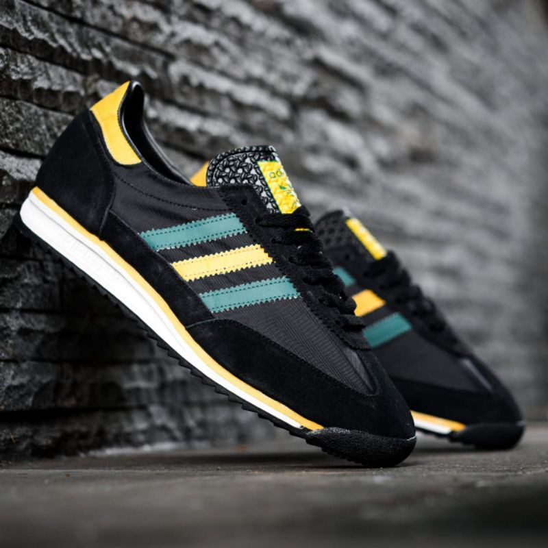 ADIDAS SL72 BLACK GREEN YELLOW