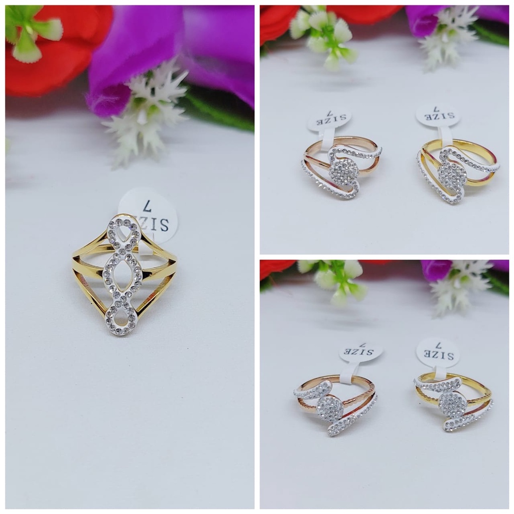 Titanium cincin fanshion T0038-0040