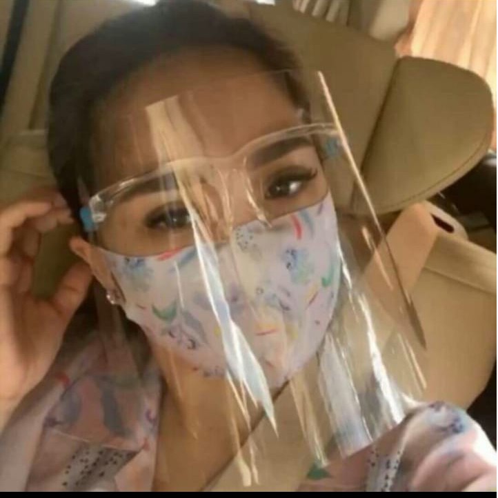 Face Shield Kacamata Import Malang Bonus Masker anti bakteri