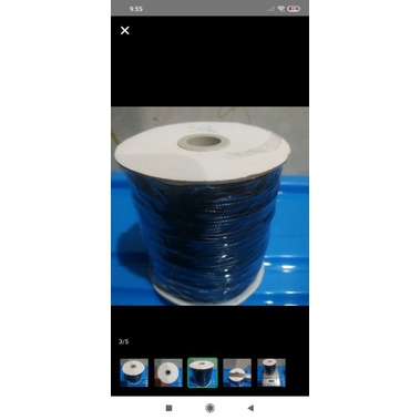 Tali Korea / Hitam / 1 mm / 80 meter