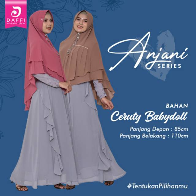 Jilbab Hijab Jilbab Daffi Khimar Ceruty Daffi Khimar Ceruty Branded Jilbab Terbaru