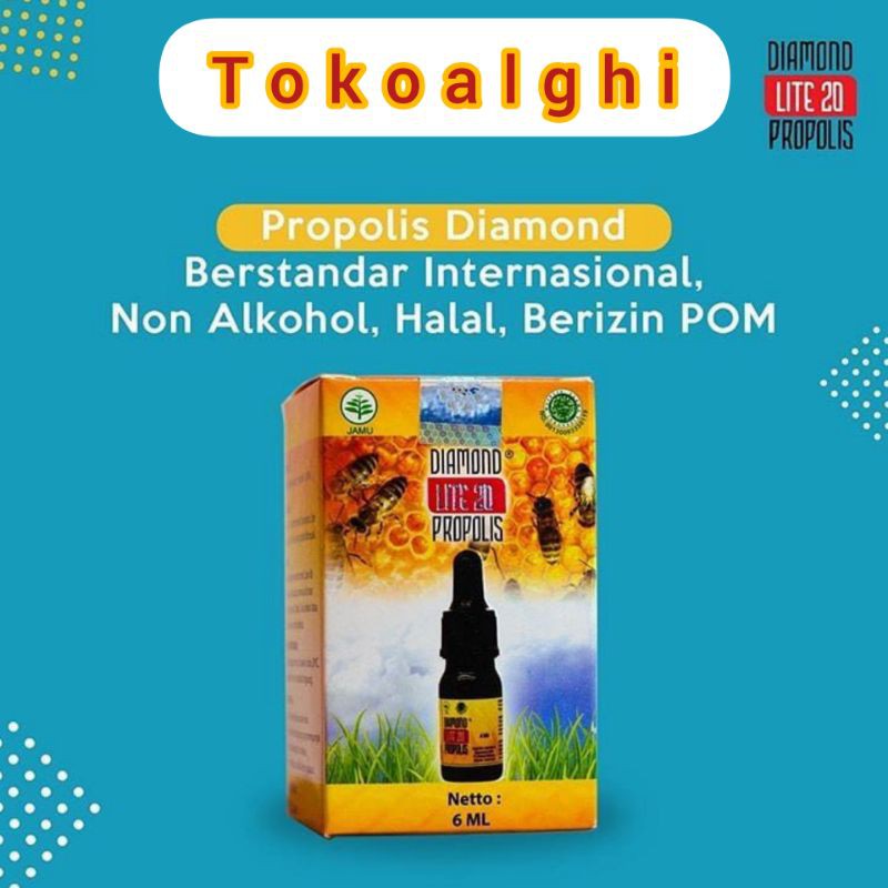 Propolis Diamond Lite 20 Original - Dijamin 100% Asli Propolis New Zealand