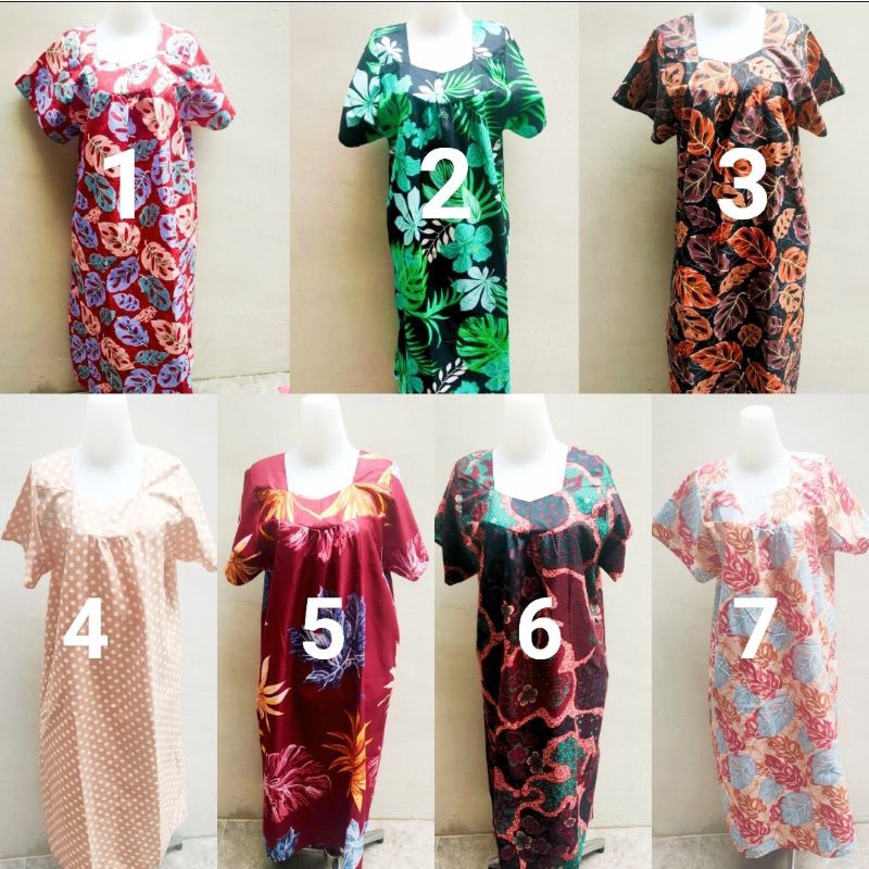 [Salevia.id] PROMO Batik Angel Daster Sikak Jumbo Daster Hamil Baju Melahirkan Bersalin Batik Daster Jumbo Kencana Ungu KU CAP Kusnadi Bingliang Hengky Cap