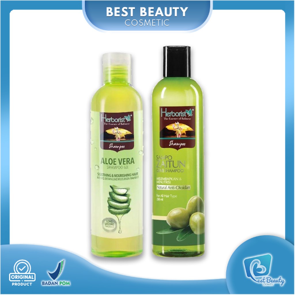 ★ BB ★ HERBORIST Shampoo Zaitun 250ml | HERBORIS Shampoo Aloe Vera 250ml