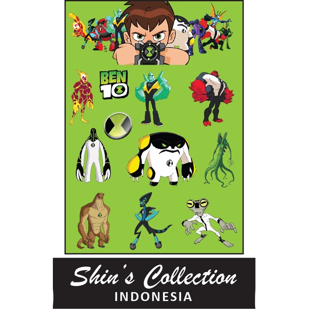 Sticker stiker murah anti air Ben 10 Ben Ten 1 pc
