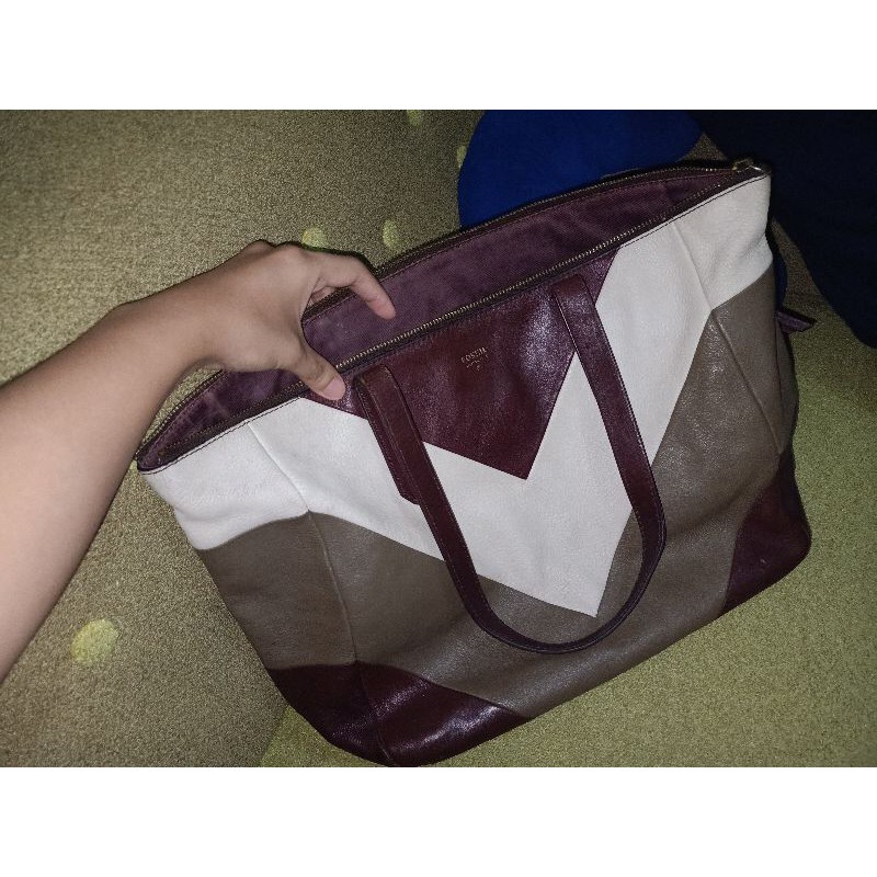 fossil tote vintage original