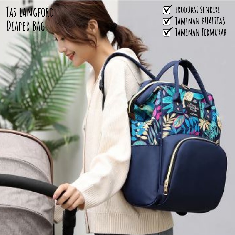 Tas Ransel Wanita Cewek Perempuan - Diaper bag Popok Susu Bayi Terbaru Murah Wanita Cewek 002