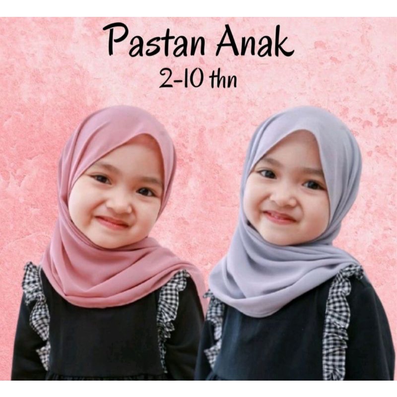 Pastan anak perempuan pashmina anak