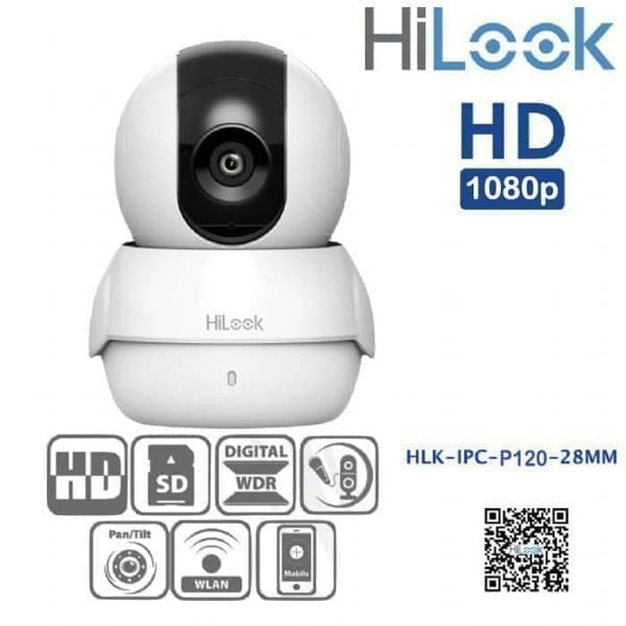 IPCAM WIRELESS HiLooK 1080P IPC-P120 Wifi KAMERA CCTV 2MP SMART BABYCAM BEST SELLER