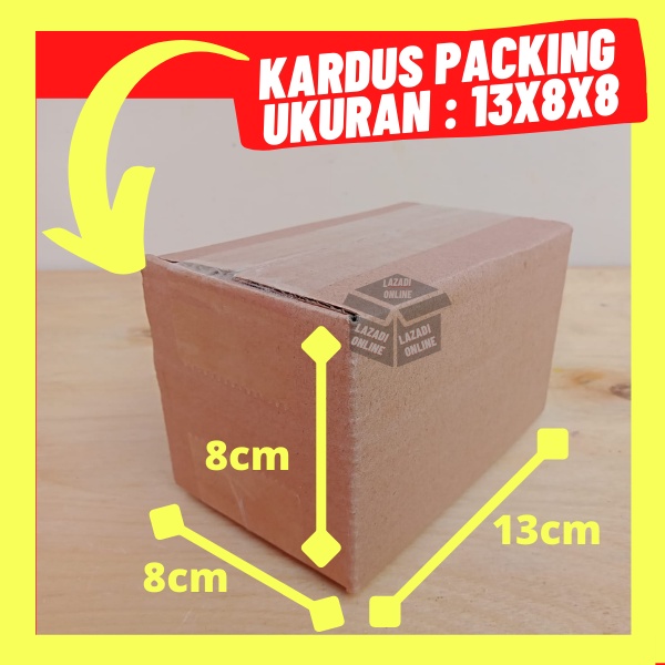 

kardus packing Polos 13x8x8(min order 100pcs)