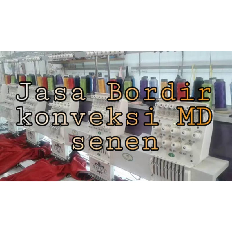 jasa bordir komputer dan manual.