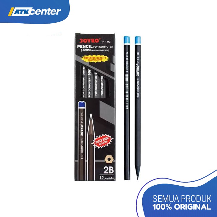 

PENSIL 2B JOYKO P-92 BLACK WOOD (3 pcs)