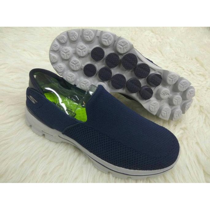 promo sepatu skechers gowalk 3 new salur ii men / pria navy (garansi termura terbaru