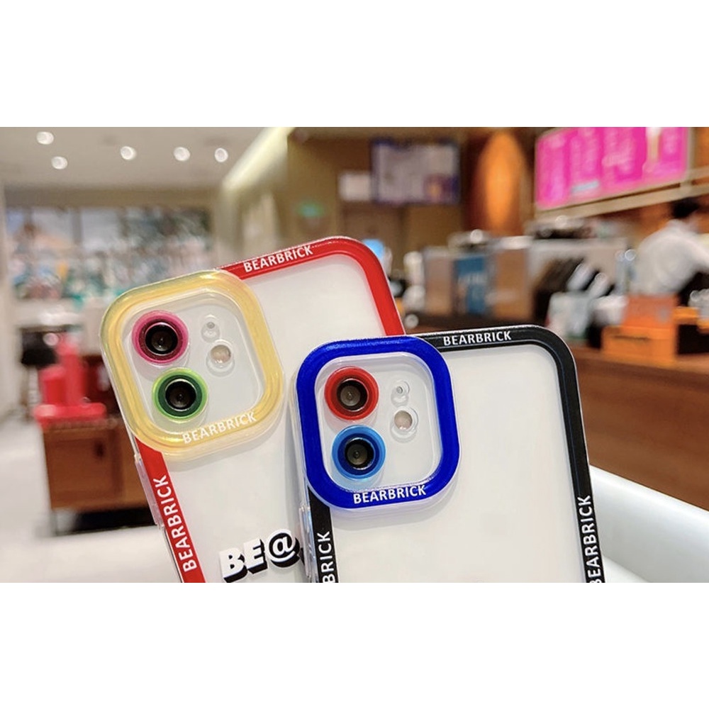 Soft Case Silikon Motif Robot Beruang Untuk IPhone 12 13 11 Pro Max X Xs Max Xr Jqbl