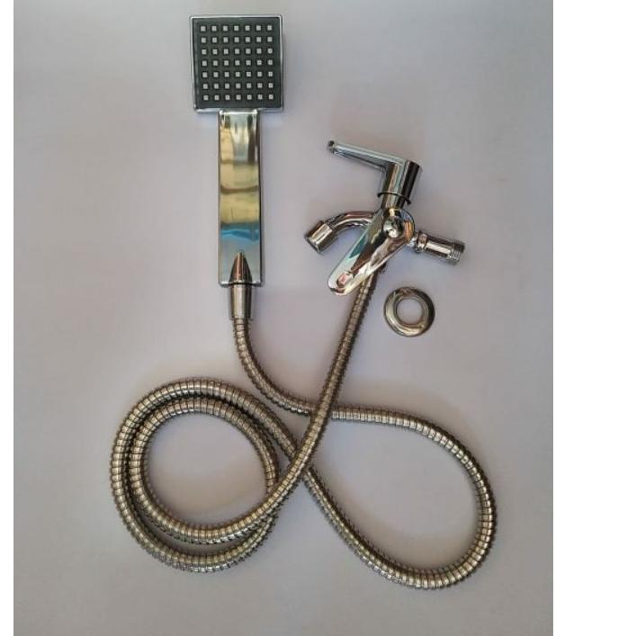 ⅍ PAKET SHOWER DAN KERAN CABANG KOTAK JUMBO/HANDSHOWER KAMAR MANDI MURAH/KERAN CABANG/KERAN SHOWER ♥