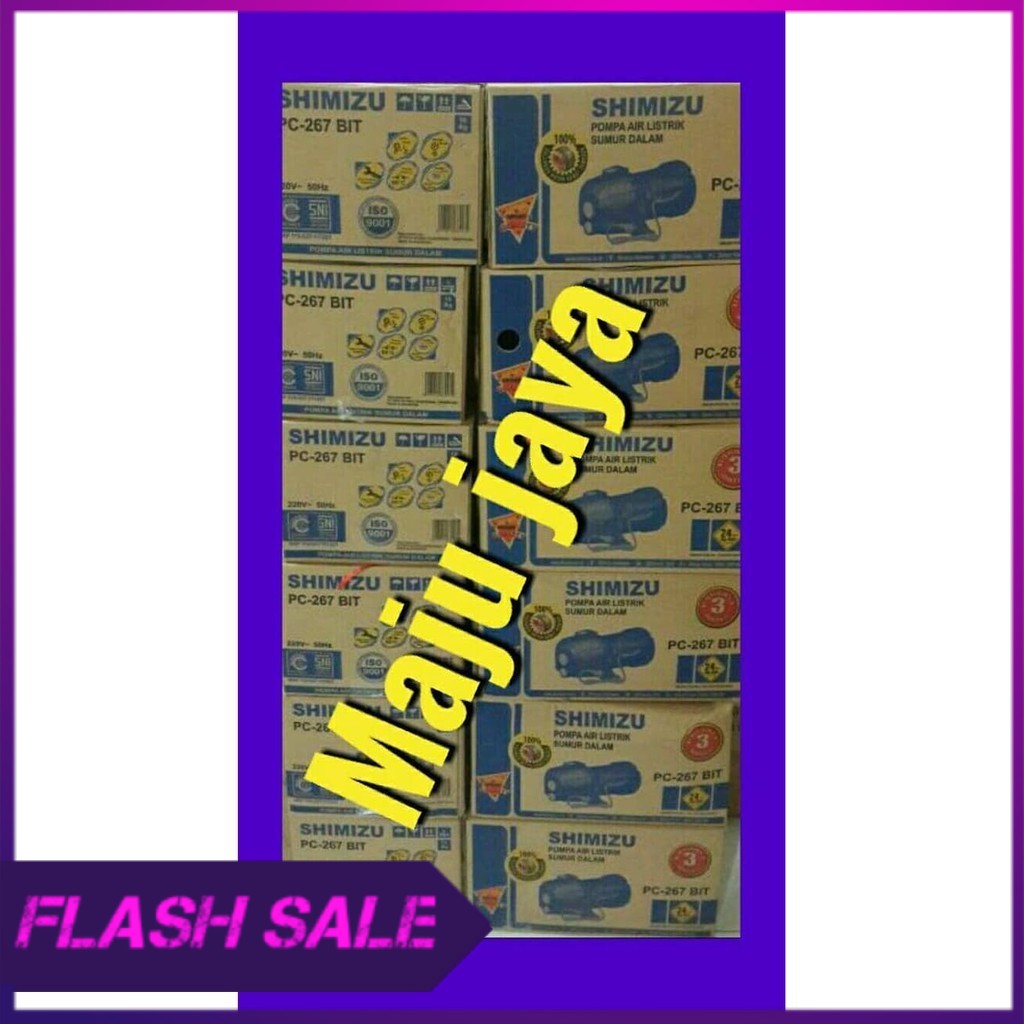 Pompa air jet pump  Shimizu  Pc 267 bit komplit tabung otomatis pc 268