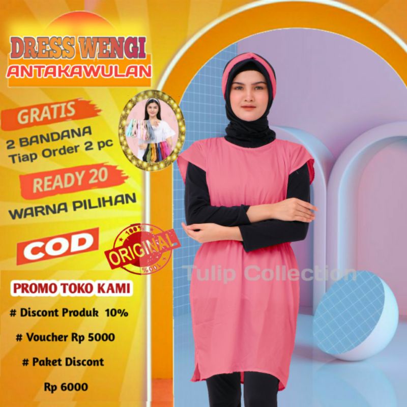 Dress Sexy | Mini Dress | Daster Polos Kekinian Daster Murah Lengan Pendek Wanita Series Anjani By W