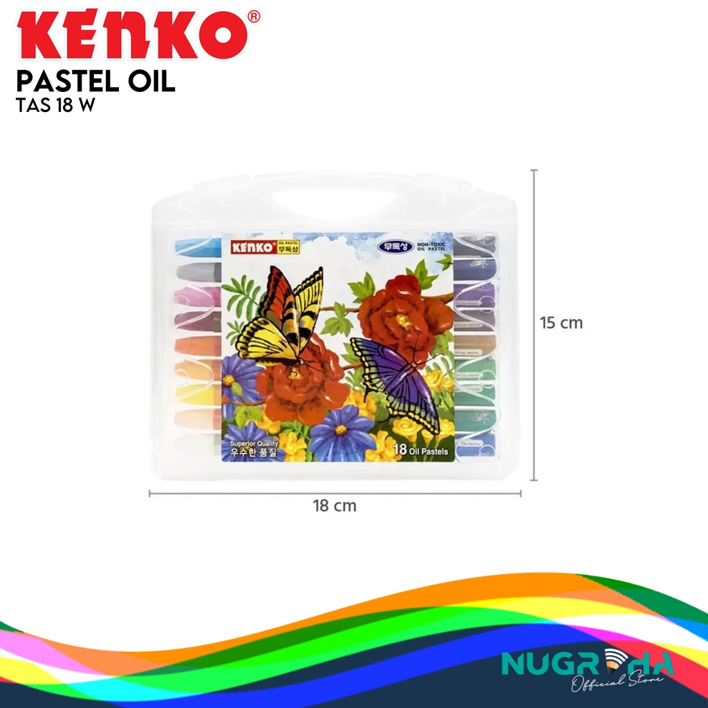 

PASTEL WARNA KENKO 18 WARNA