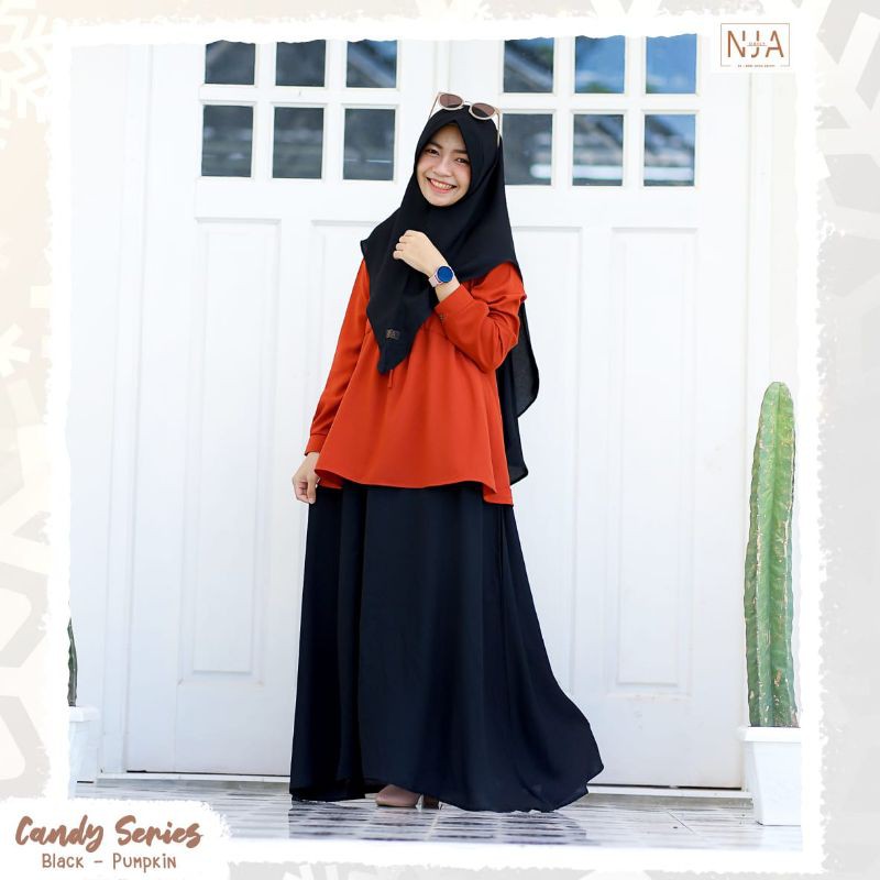 CANDY SERIES by NJA DAILY PUMKIN-BLACK XL